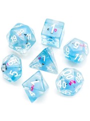 Foam Brain Blue Octopus RPG Dice Set