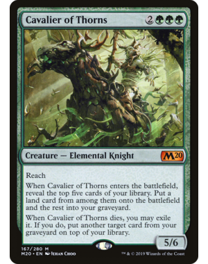 Magic: The Gathering Cavalier of Thorns (167) Lightly Played