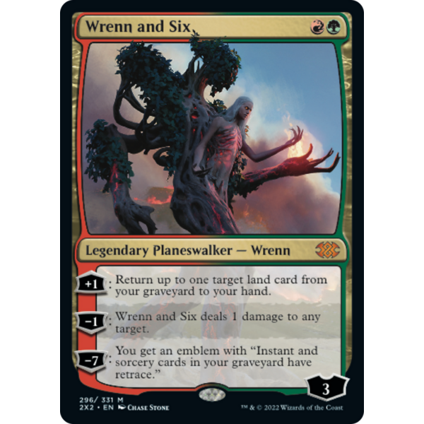 Magic: The Gathering Wrenn and Six (296) Lightly Played