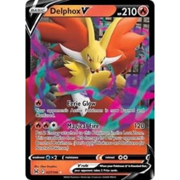 Pokemon Delphox V (027) Lightly Played