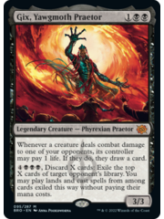 Magic: The Gathering Gix, Yawgmoth Praetor (095) Lightly Played Foil