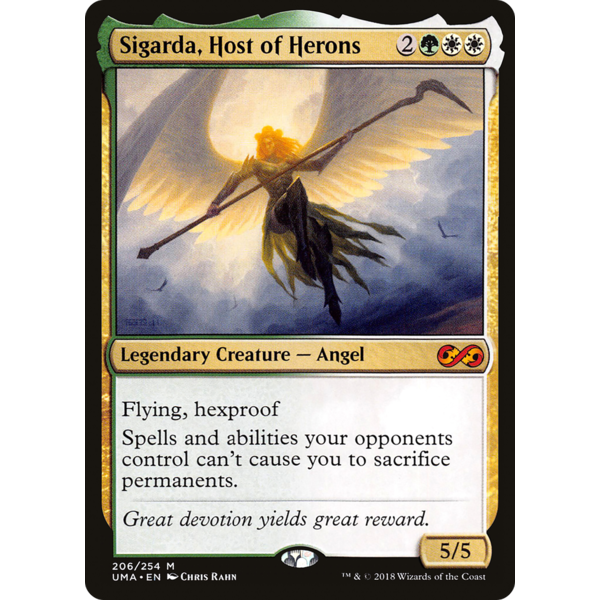 Magic: The Gathering Sigarda, Host of Herons (206) Lightly Played