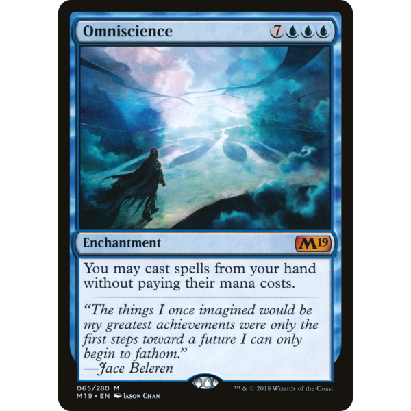 Magic: The Gathering Omniscience (065) Lightly Played
