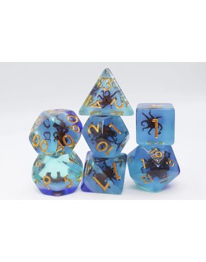 Foam Brain Coffee Octopus RPG Dice Set