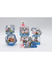Foam Brain Rainbow & Teddy RPG Dice Set