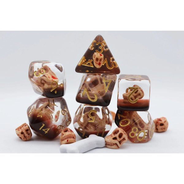 Foam Brain Dino Fossil RPG Dice Set