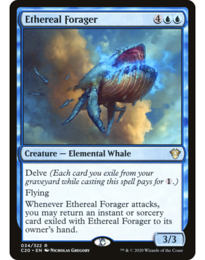 Magic: The Gathering Ethereal Forager (034) Lighlty Played