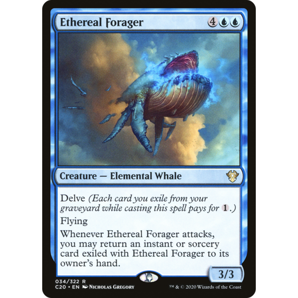 Magic: The Gathering Ethereal Forager (034) Lighlty Played