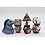Foam Brain Gray T-Rex RPG Dice Set