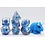 Foam Brain Blue Triceratops RPG Dice Set
