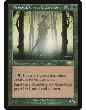 Magic: The Gathering Nemata, Grove Guardian (085) Moderately Played