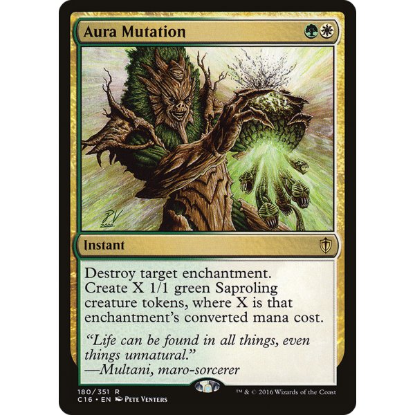 Magic: The Gathering Aura Mutation (180) Lightly Played
