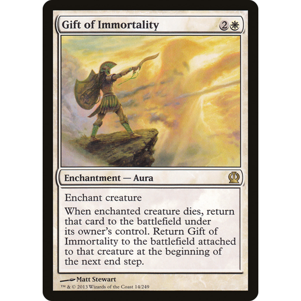 Magic: The Gathering Gift of Immortality (014) Lightly Played