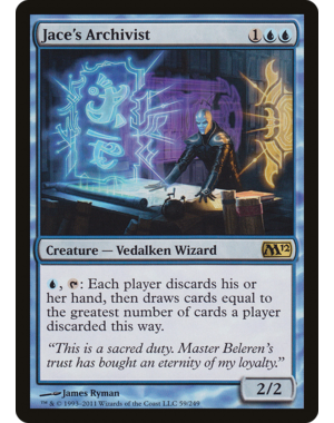 Magic: The Gathering Jace's Archivist (059) Lightly Played