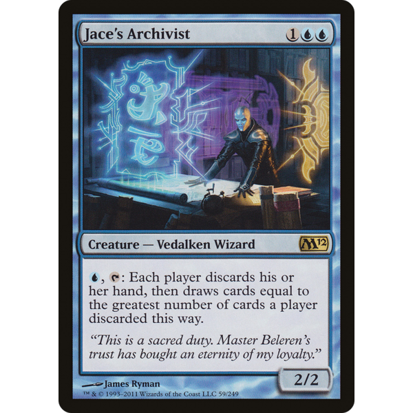 Magic: The Gathering Jace's Archivist (059) Lightly Played