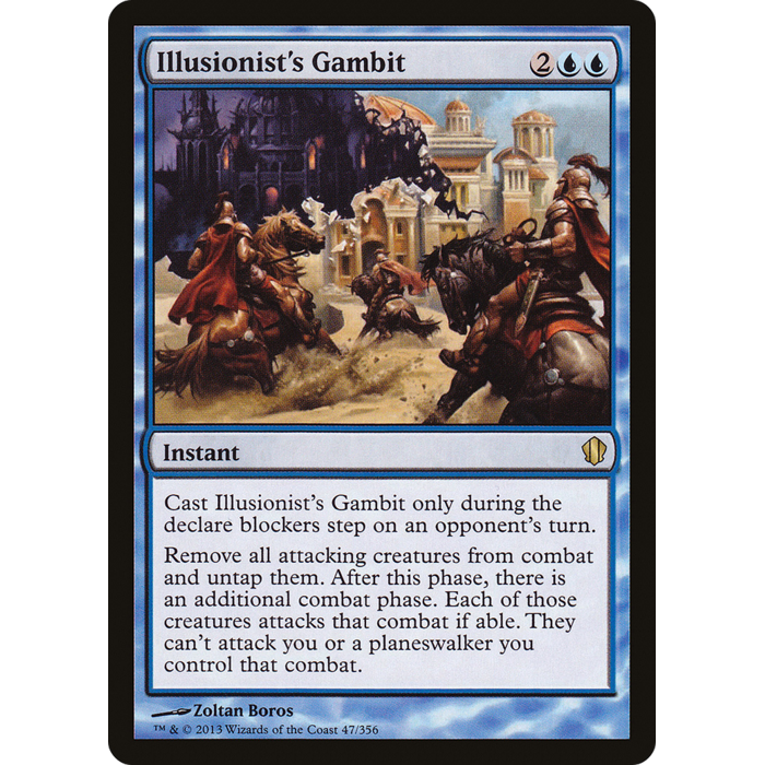 Magic: The Gathering Illusionist's Gambit (047) Lighlty Played
