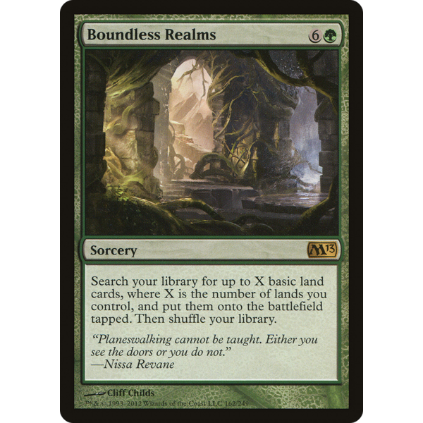 Magic: The Gathering Boundless Realms (162) Moderately Played