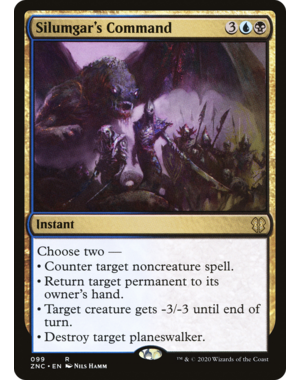 Magic: The Gathering Silumgar's Command (099) Lightly Played