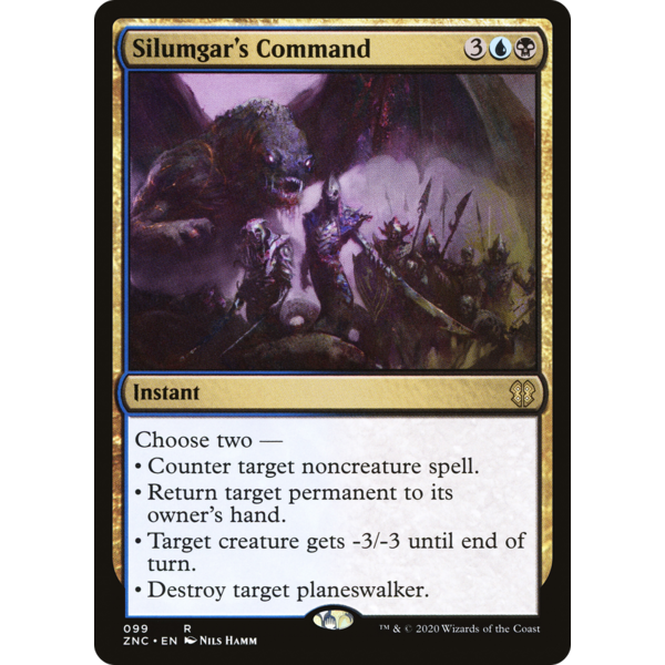 Magic: The Gathering Silumgar's Command (099) Lightly Played