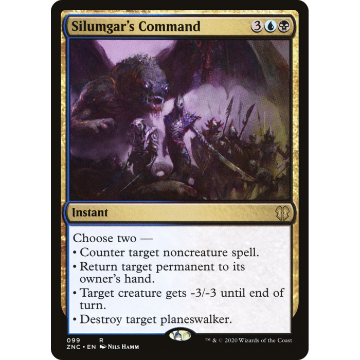 Magic: The Gathering Silumgar's Command (099) Lightly Played