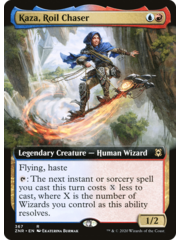 Magic: The Gathering Kaza, Roil Chaser (Extended Art) (367) Lighlty Played