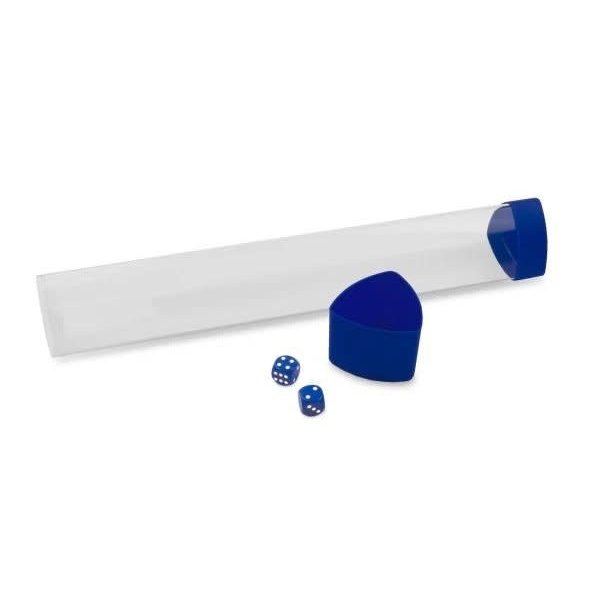 BCW Playmat Tube with Dice Cap - Blue