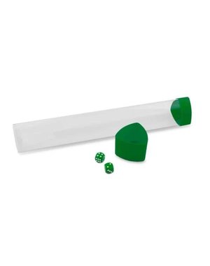 BCW Playmat Tube with Dice Cap - Green