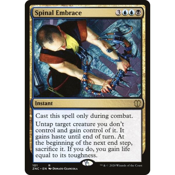 Magic: The Gathering Spinal Embrace (101) Lightly Played