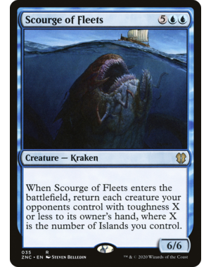 Magic: The Gathering Scourge of Fleets (035) Lightly Played