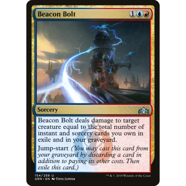 Magic: The Gathering Beacon Bolt (154) Lighlty Played Foil