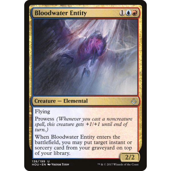 Magic: The Gathering Bloodwater Entity (138) Lightly Played