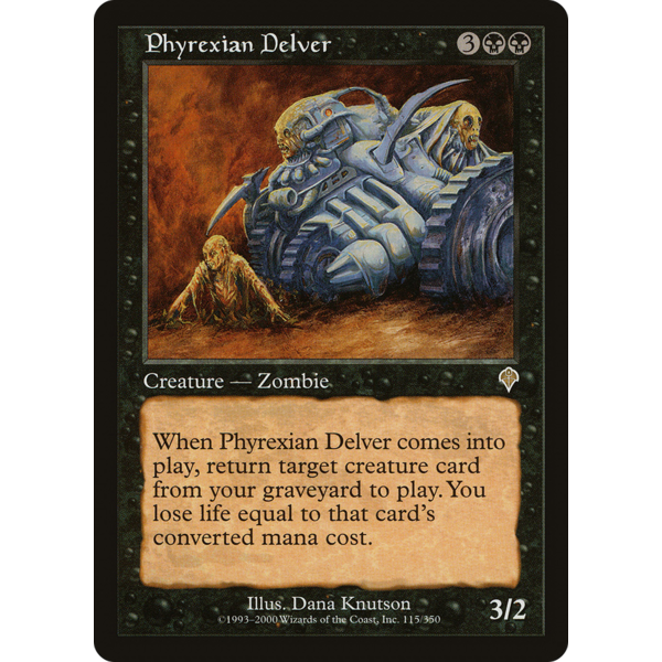 Magic: The Gathering Phyrexian Delver (115) Lightly Played