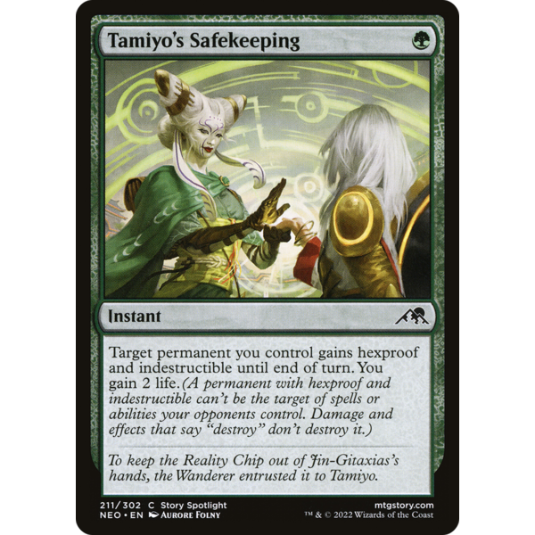 Magic: The Gathering Tamiyo's Safekeeping (211) Lightly Played