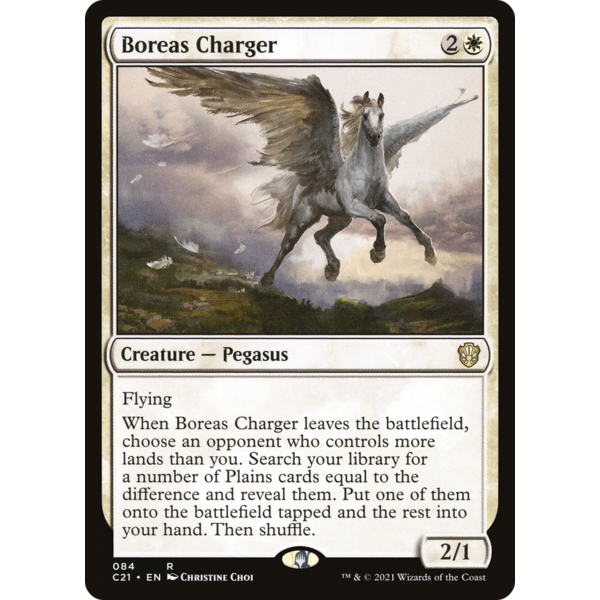 Magic: The Gathering Boreas Charger (084) Lightly Played