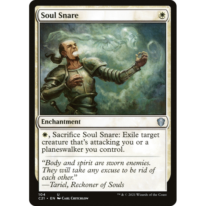 Magic: The Gathering Soul Snare (104) Lightly Played