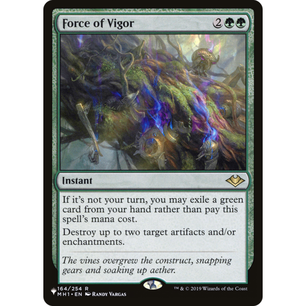 Magic: The Gathering Force of Vigor (164) Lightly Played