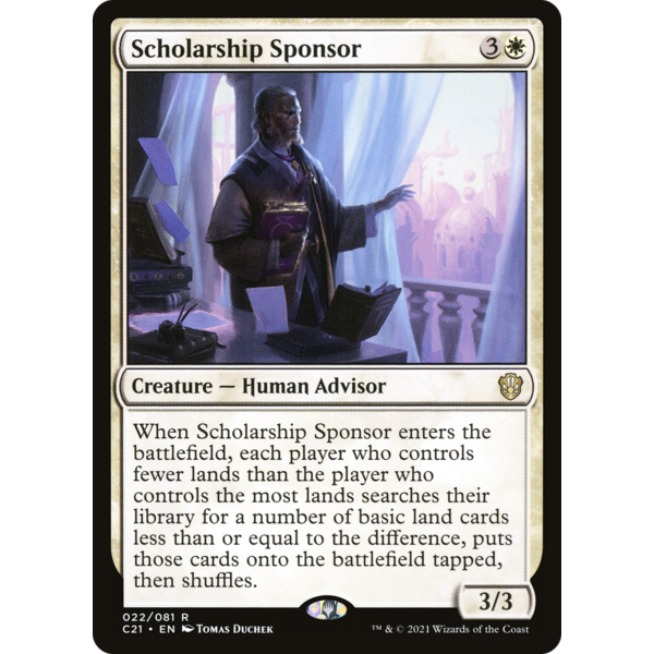 Magic: The Gathering Scholarship Sponsor (022) Lightly Played