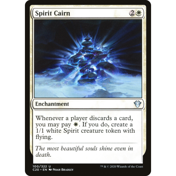 Magic: The Gathering Spirit Cairn (100) Lightly Played