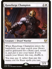 Magic: The Gathering Runeforge Champion (026) Moderately Played