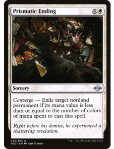Magic: The Gathering Prismatic Ending (025) Lightly Played