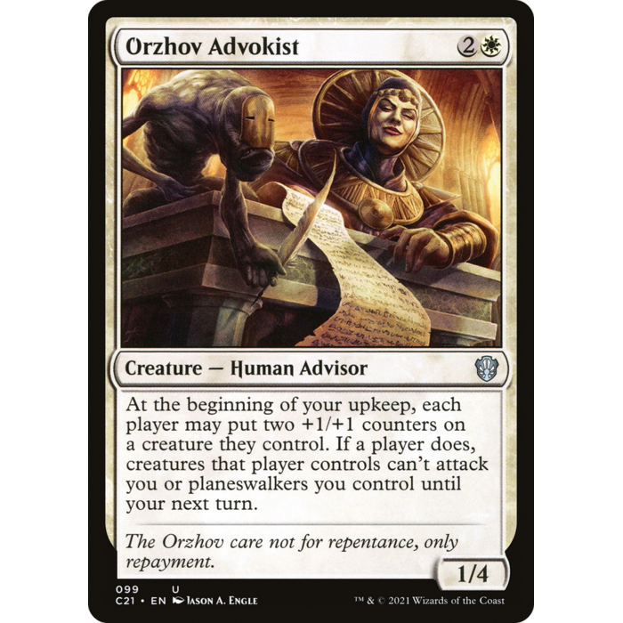 Magic: The Gathering Orzhov Advokist (099) Lightly Played