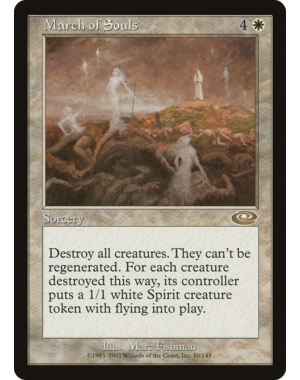 Magic: The Gathering March of Souls (010) Moderately Played