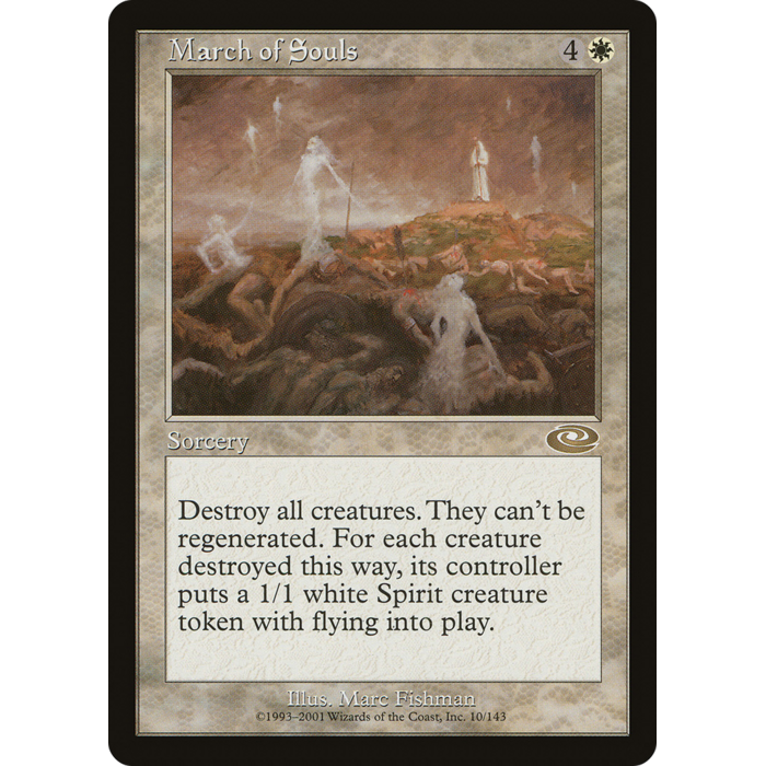 Magic: The Gathering March of Souls (010) Moderately Played