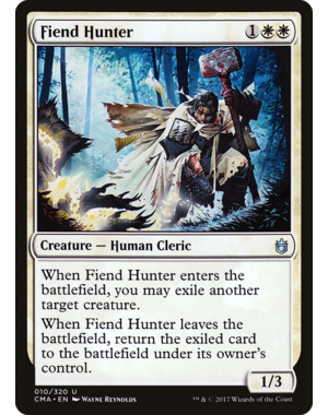 Magic: The Gathering Fiend Hunter (010) Lightly Played