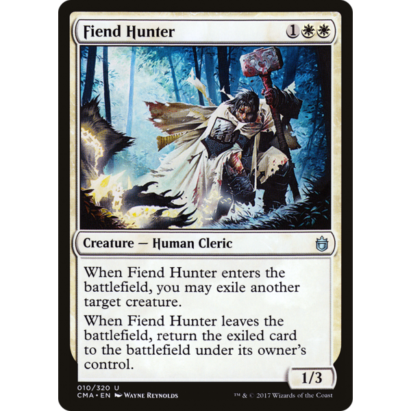 Magic: The Gathering Fiend Hunter (010) Lightly Played