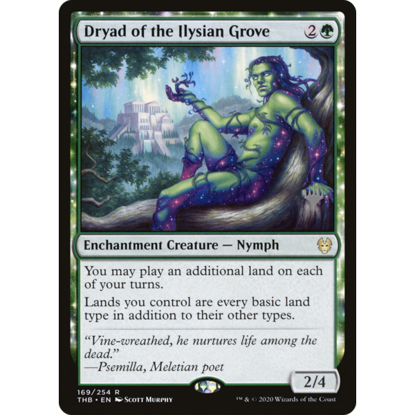 Magic: The Gathering Dryad of the Ilysian Grove (169p) Lightly Played