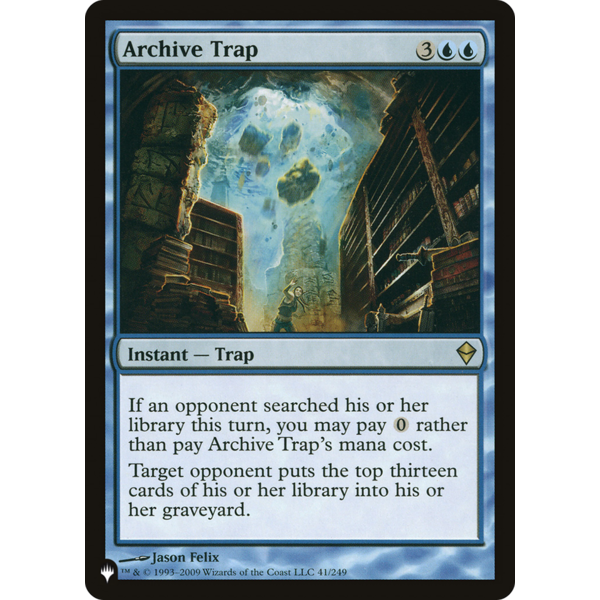 Magic: The Gathering Archive Trap (335) Lightly Played