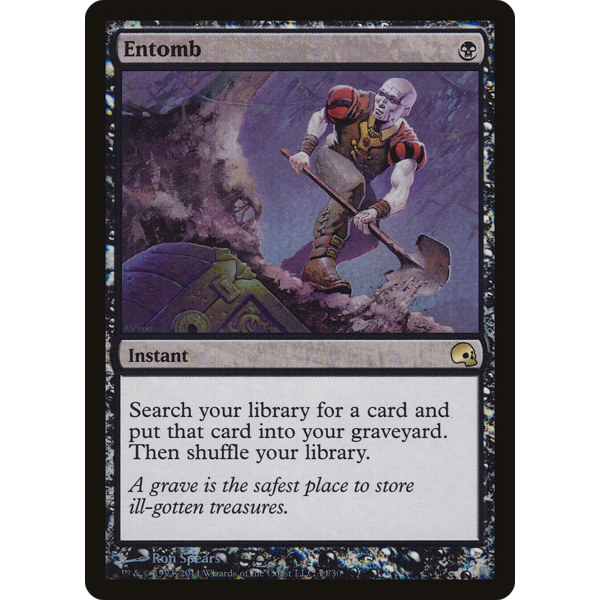 Magic: The Gathering Entomb (014) Moderately Played Foil