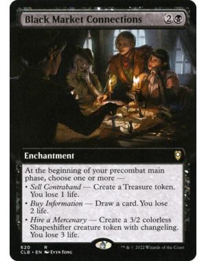 Magic: The Gathering Black Market Connections (Extended Art) (620) Lightly Played