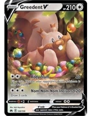 Pokemon Greedent V (120) Lightly Played Holofoil